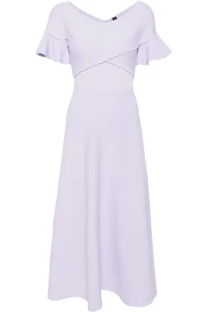 Needle & Thread Wrap front knit gown