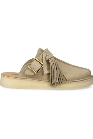 Clarks Trek Mule suede slippers