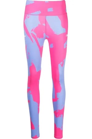 OFF-WHITE Printed high-waist leggings