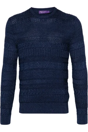 Ralph Lauren Crew-neck crochet-knit jumper
