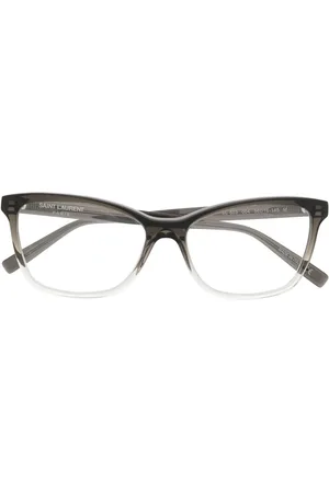 Saint Laurent Gradient-effect square-frame glasses