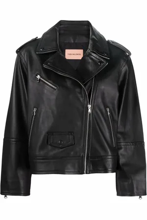 YVES SALOMON Lambskin biker jacket