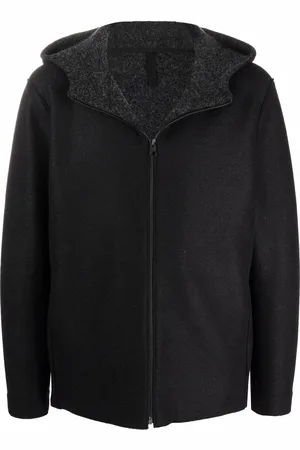 Harris Wharf London Hooded zipped coat