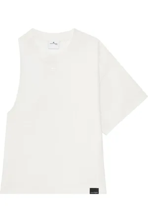 Courrèges One-sleeve scuba-jersey T-shirt