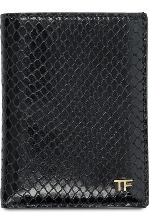 Tom Ford Phyton-print leather wallet