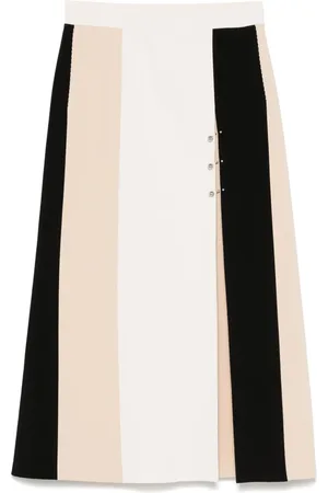 MRZ Panelled midi skirt