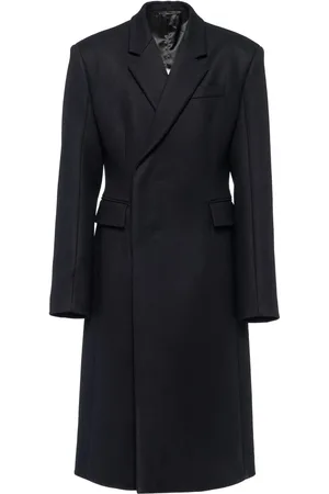 Prada Double-breasted wool coat