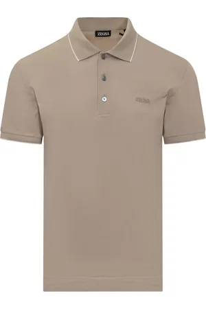 Ermenegildo Zegna Logo-embroidered polo shirt