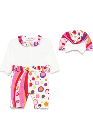 PUCCI Junior Fontane-print maternity set (set of two)