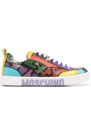 Moschino Logo colour-block sneakers