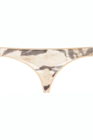 Baserange Enna tiger-print thong