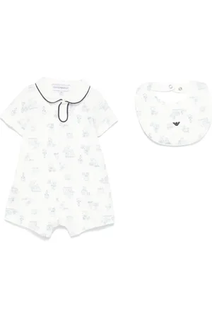 Emporio Armani Logo-print shorties set (set of two)