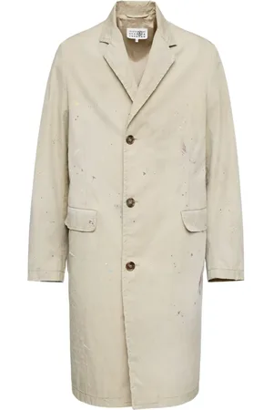 Maison Margiela Paint-splatter coat