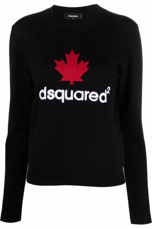 Dsquared2 Maple Leaf knitted jumper