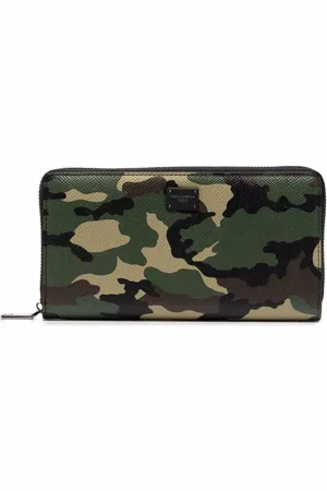 Dolce & Gabbana Camouflage-print continental wallet