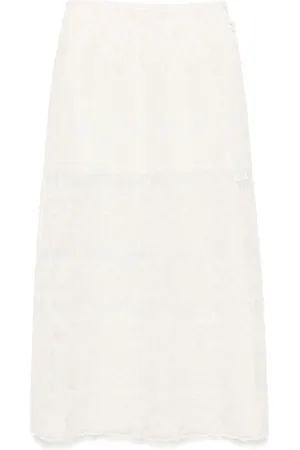 ERMANNO SCERVINO Floral-lace skirt