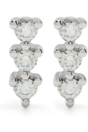Dana Rebecca Designs 14kt white gold Vivian Lily diamond stud earrings