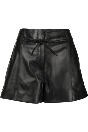 YVES SALOMON Flared drawstring shorts