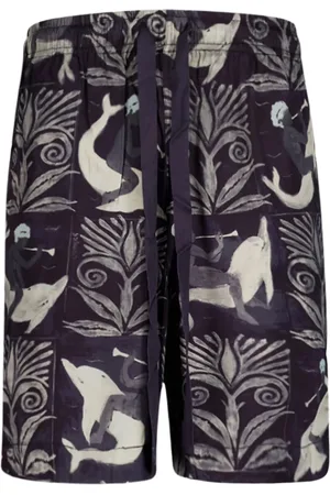 COMMAS Graphic-print shorts