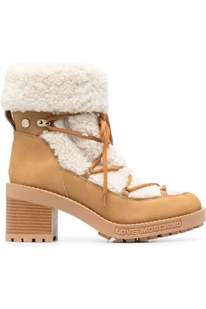 Moschino Shearling ankle boots