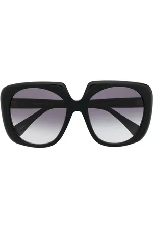 Max Mara Logo-print oversized sunglasses