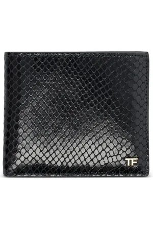 Tom Ford Phyton-print leather wallet