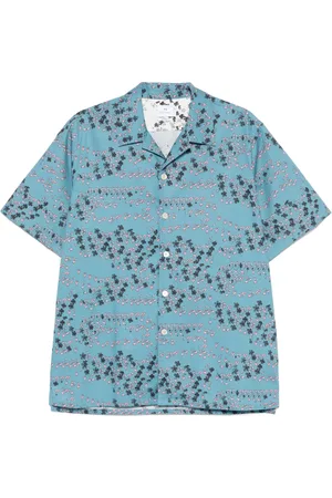 Paul Smith Jasmine-print short-sleeve shirt