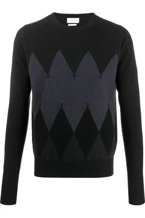 BALLANTYNE Argyle pattern sweater