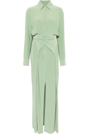 Norma Kamali Belted maxi dress