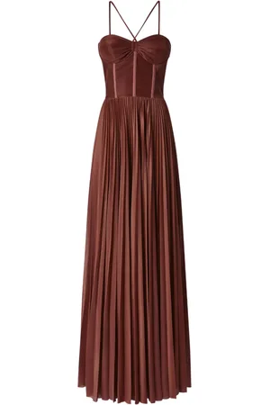 Pinko Plissé maxi dress