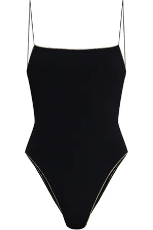 Oseree Logo-lettering swimsuit