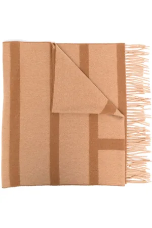 Totême Monogram jacquard wool scarf