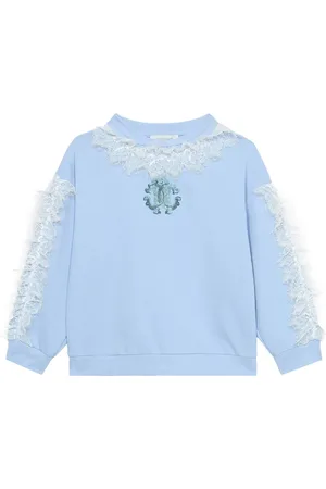 Roberto Cavalli Lace detailing sweatshirt