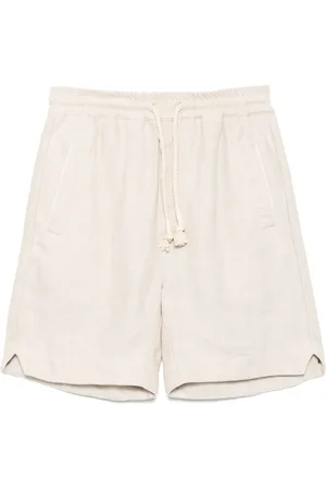 ELEVENTY Linen deck shorts