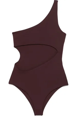 MAGDA BUTRYM Cut-out one-shoulder swimsuit