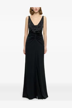 Roland Mouret Rhinestone-embellished evening gown