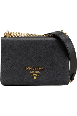 Prada 2000-2024 Saffiano Lux Chain crossbody bag