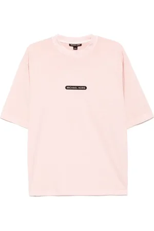 Michael Kors Garment dyed logo patch T-shirt