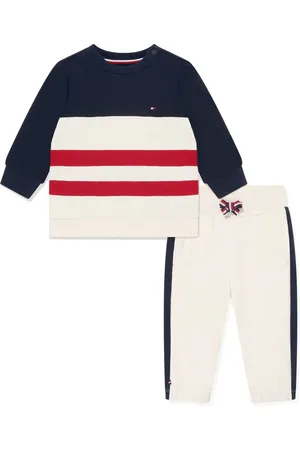 Tommy Hilfiger Stripe-detail tracksuit set