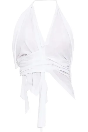 Dsquared2 Wrap-front halter top