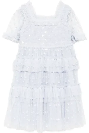 Needle & Thread Polka dots mocked dress