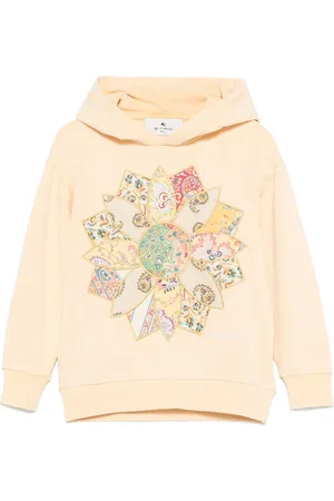 Etro Floral-patch hoodie