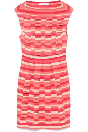 Dior Striped mini dress