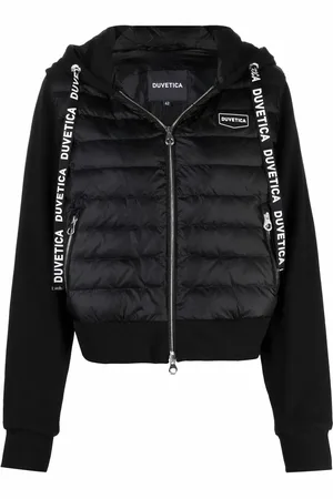 Duvetica Bolsena panelled hooded puffer jacket