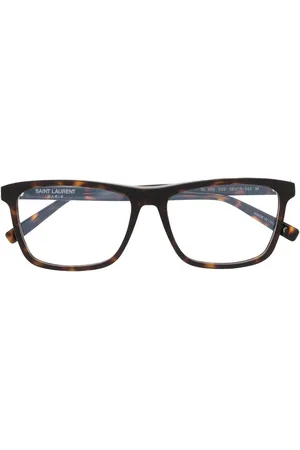 Saint Laurent Square-frame tortoiseshell glasses