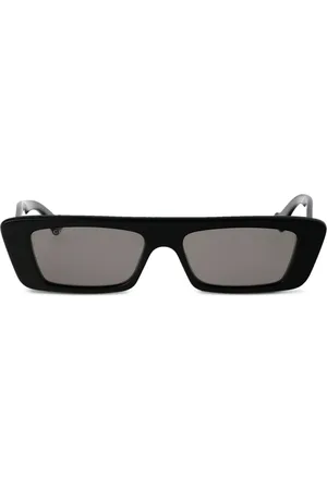 Gucci Logo-print rectangle-shape sunglasses