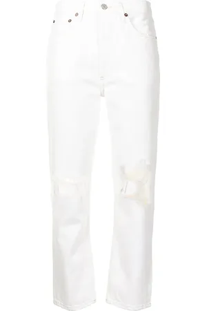 AGOLDE Riley cropped straight-leg jeans