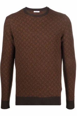 Malo Geometric-pattern jumper