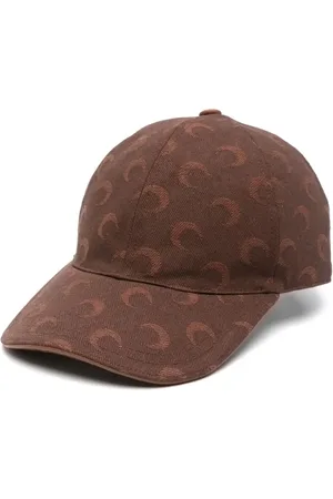Marine Serre Moon-jacquard twill baseball cap