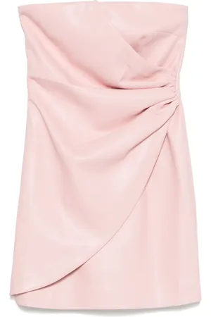 ROTATE Draped mini dress